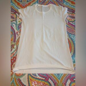 Lululemon Swiftly Tech Short Sleeve Running Top White Size 8